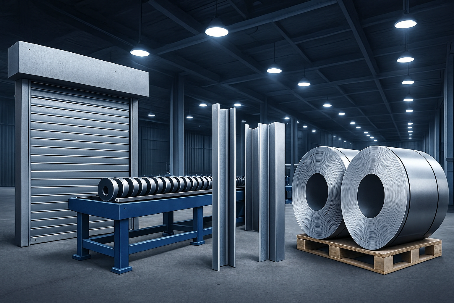 Allied Ispat Pvt. Ltd. - Roll forming machine , Trading Coil, Rolling Shutter parts, pop parts Manufacturer in India