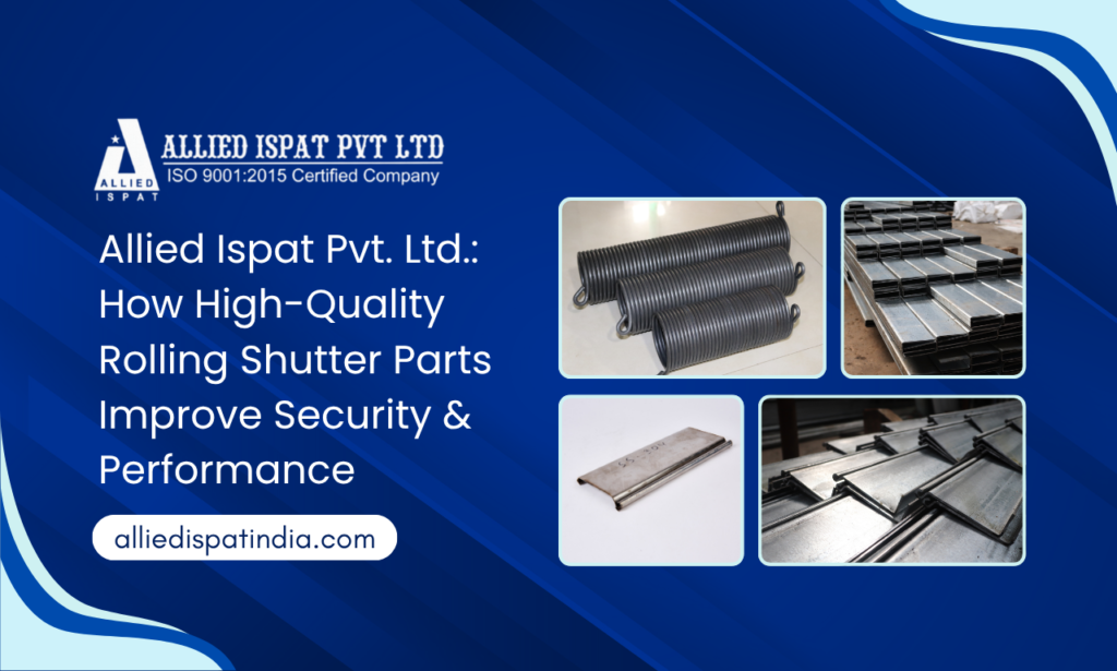 High-quality rolling shutter parts manufacturer in India for industrial security